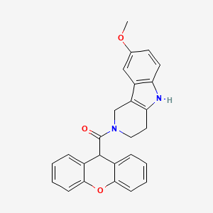 (8-methoxy-1,3,4,5-tetrahydro-2H-pyrido[4,3-b]indol-2-yl)(9H-xanthen-9-yl)methanone