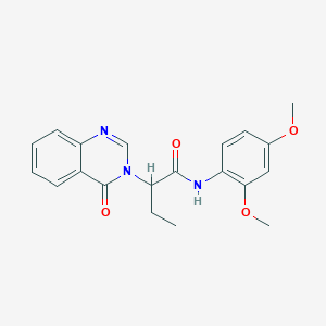 N-(2,4-dimethoxyphenyl)-2-(4-oxoquinazolin-3(4H)-yl)butanamide