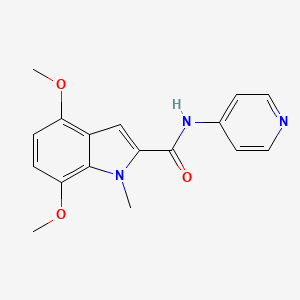 4,7-dimethoxy-1-methyl-N-(pyridin-4-yl)-1H-indole-2-carboxamide