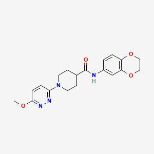 N-(2,3-dihydro-1,4-benzodioxin-6-yl)-1-(6-methoxypyridazin-3-yl)piperidine-4-carboxamide