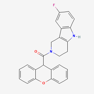 (8-fluoro-1,3,4,5-tetrahydro-2H-pyrido[4,3-b]indol-2-yl)(9H-xanthen-9-yl)methanone