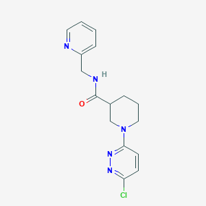 molecular formula C16H18ClN5O B11003839 1-(6-chloropyridazin-3-yl)-N-(pyridin-2-ylmethyl)piperidine-3-carboxamide 