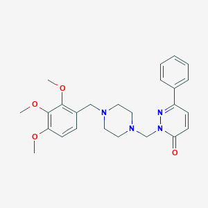 6-phenyl-2-{[4-(2,3,4-trimethoxybenzyl)piperazin-1-yl]methyl}pyridazin-3(2H)-one