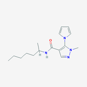 N-(heptan-2-yl)-1-methyl-5-(1H-pyrrol-1-yl)-1H-pyrazole-4-carboxamide