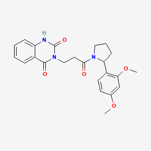 3-{3-[2-(2,4-Dimethoxyphenyl)-1-pyrrolidinyl]-3-oxopropyl}-2,4(1H,3H)-quinazolinedione