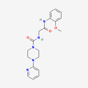 N-{2-[(2-methoxyphenyl)amino]-2-oxoethyl}-4-(pyridin-2-yl)piperazine-1-carboxamide