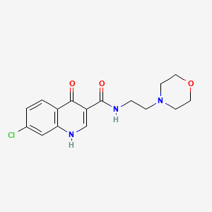 7-chloro-4-hydroxy-N-[2-(morpholin-4-yl)ethyl]quinoline-3-carboxamide