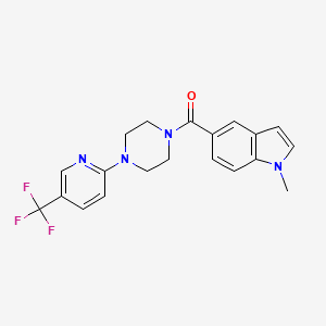 (1-methyl-1H-indol-5-yl){4-[5-(trifluoromethyl)pyridin-2-yl]piperazin-1-yl}methanone