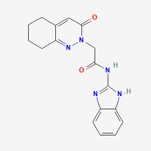 N-(1H-benzimidazol-2-yl)-2-(3-oxo-5,6,7,8-tetrahydrocinnolin-2(3H)-yl)acetamide