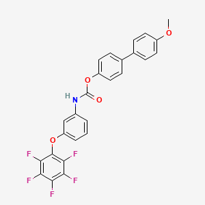 4'-Methoxybiphenyl-4-yl [3-(pentafluorophenoxy)phenyl]carbamate