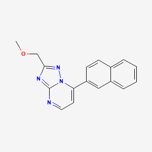 2-(Methoxymethyl)-7-(naphthalen-2-yl)[1,2,4]triazolo[1,5-a]pyrimidine