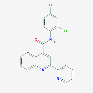 N-(2,4-dichlorophenyl)-2-(pyridin-2-yl)quinoline-4-carboxamide