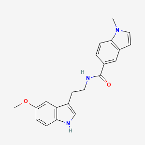 N-[2-(5-methoxy-1H-indol-3-yl)ethyl]-1-methyl-1H-indole-5-carboxamide