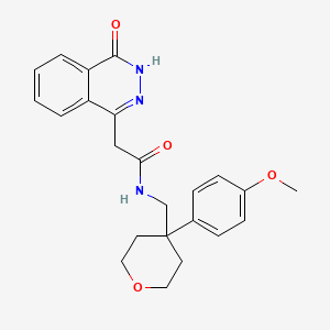 2-(4-hydroxyphthalazin-1-yl)-N-{[4-(4-methoxyphenyl)tetrahydro-2H-pyran-4-yl]methyl}acetamide