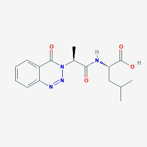 N-[(2S)-2-(4-oxo-1,2,3-benzotriazin-3(4H)-yl)propanoyl]-L-leucine