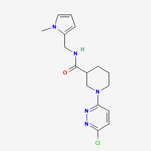 1-(6-chloropyridazin-3-yl)-N-((1-methyl-1H-pyrrol-2-yl)methyl)piperidine-3-carboxamide