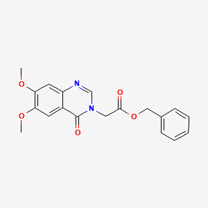 benzyl (6,7-dimethoxy-4-oxoquinazolin-3(4H)-yl)acetate