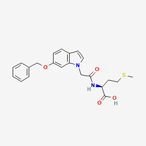 N-{[6-(benzyloxy)-1H-indol-1-yl]acetyl}-L-methionine