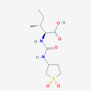 N-[(1,1-dioxidotetrahydrothiophen-3-yl)carbamoyl]-L-isoleucine