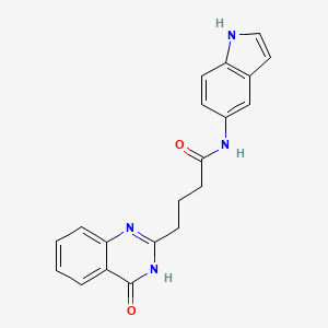 4-(4-hydroxyquinazolin-2-yl)-N-(1H-indol-5-yl)butanamide