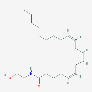 molecular formula C22H39NO2 B110053 N-(5Z,8Z,11Z-eicosatrienoyl)-ethanolamine CAS No. 169232-04-6