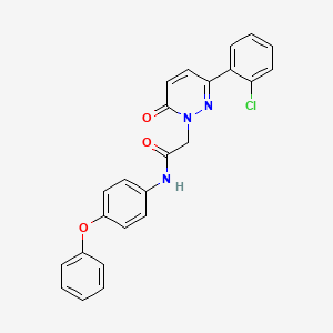 2-[3-(2-chlorophenyl)-6-oxopyridazin-1(6H)-yl]-N-(4-phenoxyphenyl)acetamide