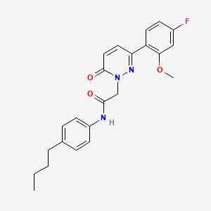 N-(4-butylphenyl)-2-[3-(4-fluoro-2-methoxyphenyl)-6-oxopyridazin-1(6H)-yl]acetamide