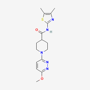 N-(4,5-dimethyl-1,3-thiazol-2-yl)-1-(6-methoxypyridazin-3-yl)piperidine-4-carboxamide