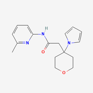 N-(6-methylpyridin-2-yl)-2-[4-(1H-pyrrol-1-yl)tetrahydro-2H-pyran-4-yl]acetamide