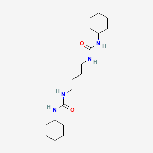 molecular formula C18H34N4O2 B11005795 1,1'-Butane-1,4-diylbis(3-cyclohexylurea) 