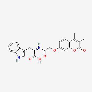 N-{[(3,4-dimethyl-2-oxo-2H-chromen-7-yl)oxy]acetyl}-L-tryptophan