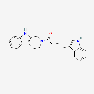 4-(1H-indol-3-yl)-1-(1,3,4,9-tetrahydro-2H-beta-carbolin-2-yl)butan-1-one