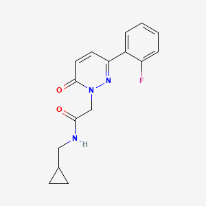 N-(cyclopropylmethyl)-2-[3-(2-fluorophenyl)-6-oxopyridazin-1(6H)-yl]acetamide