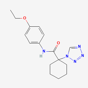 N-(4-ethoxyphenyl)-1-(1H-tetrazol-1-yl)cyclohexanecarboxamide