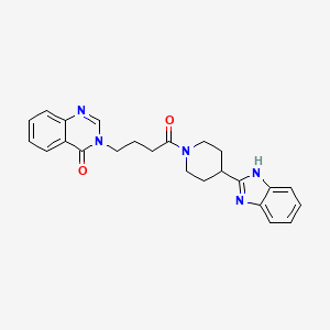 3-{4-[4-(1H-benzimidazol-2-yl)piperidin-1-yl]-4-oxobutyl}quinazolin-4(3H)-one