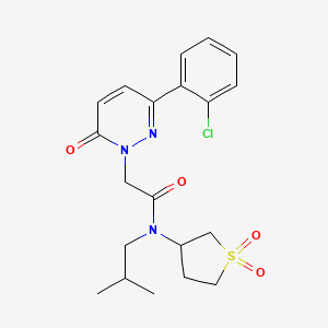 2-[3-(2-chlorophenyl)-6-oxopyridazin-1(6H)-yl]-N-(1,1-dioxidotetrahydrothiophen-3-yl)-N-(2-methylpropyl)acetamide