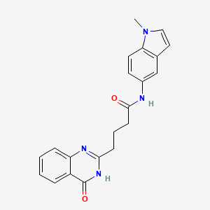 4-(4-hydroxyquinazolin-2-yl)-N-(1-methyl-1H-indol-5-yl)butanamide