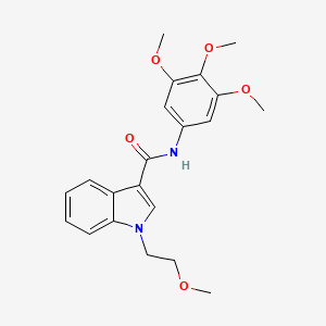 1-(2-methoxyethyl)-N-(3,4,5-trimethoxyphenyl)-1H-indole-3-carboxamide