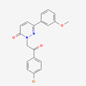 2-[2-(4-bromophenyl)-2-oxoethyl]-6-(3-methoxyphenyl)pyridazin-3(2H)-one