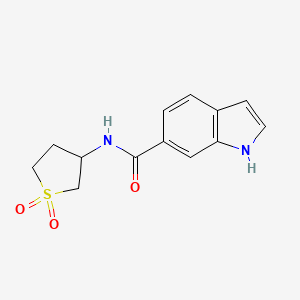 N-(1,1-dioxo-1lambda6-thiolan-3-yl)-1H-indole-6-carboxamide