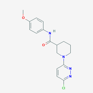 1-(6-chloropyridazin-3-yl)-N-(4-methoxyphenyl)piperidine-3-carboxamide