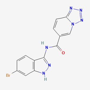 N-(6-bromo-2H-indazol-3-yl)tetrazolo[1,5-a]pyridine-6-carboxamide