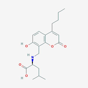 N-[(4-butyl-7-hydroxy-2-oxo-2H-chromen-8-yl)methyl]-L-leucine