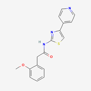 2-(2-methoxyphenyl)-N-(4-(pyridin-4-yl)thiazol-2-yl)acetamide