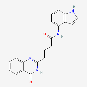 4-(4-hydroxyquinazolin-2-yl)-N-(1H-indol-4-yl)butanamide