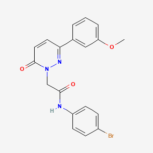 N-(4-bromophenyl)-2-(3-(3-methoxyphenyl)-6-oxopyridazin-1(6H)-yl)acetamide