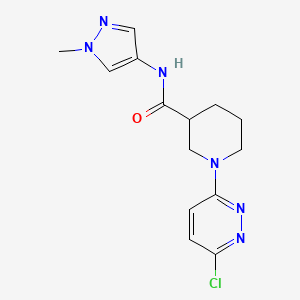 1-(6-chloropyridazin-3-yl)-N-(1-methyl-1H-pyrazol-4-yl)piperidine-3-carboxamide