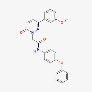 2-(3-(3-methoxyphenyl)-6-oxopyridazin-1(6H)-yl)-N-(4-phenoxyphenyl)acetamide