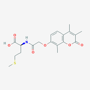 N-{[(3,4,8-trimethyl-2-oxo-2H-chromen-7-yl)oxy]acetyl}-L-methionine