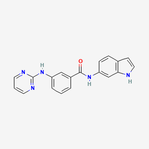 N-(1H-indol-6-yl)-3-(pyrimidin-2-ylamino)benzamide